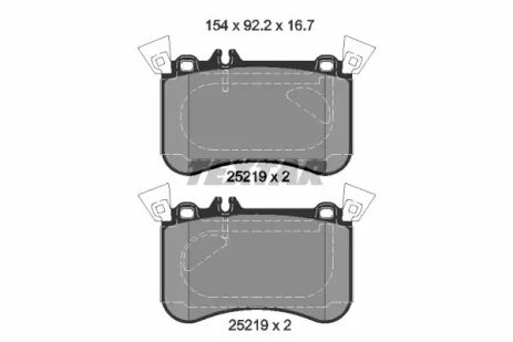 MB CLA, MB GLA-CLASS, MB A-CLASS, TEXTAR (2521905)