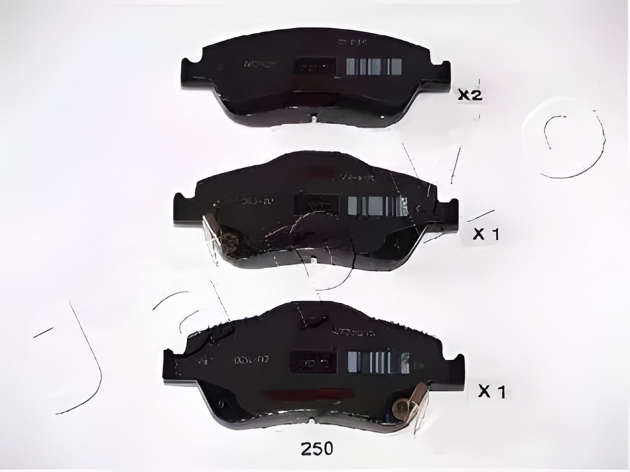 Тормозные колодки для TOYOTA COROLLA, TOYOTA AURIS от JAPKO (50250) Тормозные колодки для TOYOTA COROLLA, TOYOTA AURIS от JAPKO (50250)