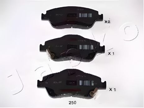 Гальмівних колодок комплект TOYOTA COROLLA, TOYOTA AURIS, JAPKO (50250) Гальмівних колодок комплект TOYOTA COROLLA, TOYOTA AURIS, JAPKO (50250)