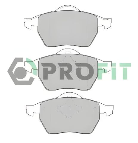 Колодки тормозные комплект VW PASSAT, AUDI A4, PROFIT (50001167)