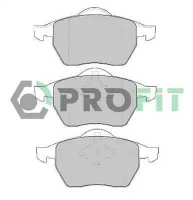 Комплект тормозных колодок VW PASSAT, AUDI A4, PROFIT (50001167)