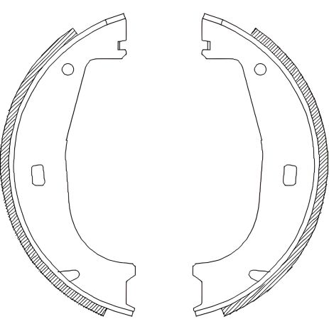 Комплект гальмівних колодок для BMW Z3/3/Z1, WOKING (Z440600) Комплект гальмівних колодок для BMW Z3/3/Z1, WOKING (Z440600)