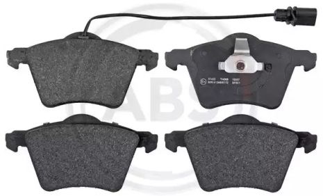 Комплект тормозных колодок SEAT ALHAMBRA, FORD GALAXY, VW SHARAN, A.B.S. (37453)