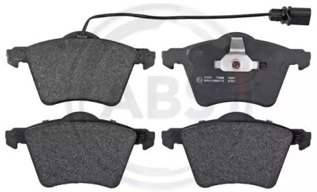Комплект тормозных колодок SEAT ALHAMBRA, FORD GALAXY, VW SHARAN, A.B.S. (37453)