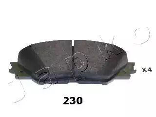 Комплект гальмівних колодок TOYOTA AURIS, TOYOTA RAV4, TOYOTA PRIUS, JAPKO (50230)