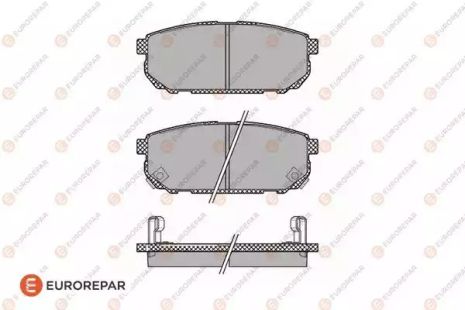 Kia Sorento, Eurorepar Brake Pads (1623065780)