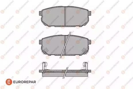 Комплект тормозных колодок KIA SORENTO, EUROREPAR (1623065780)