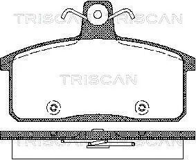 Комплект тормозных колодок IVECO MASSIF, SANTANA PS10/ANIBAL, SUZUKI VITARA, TRISCAN (811069012)