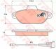 Комплект гальмівних колодок LANCIA Y, FIAT CINQUECENTO, FIAT PANDA, TRW (GDB1115)