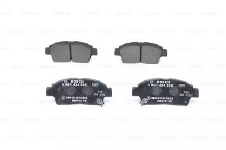 Комплект тормозных колодок TOYOTA ECHO, TOYOTA PROBOX, TOYOTA PLATZ, BOSCH (0986424535)