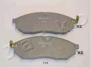 Комплект гальмівних колодок INFINITI Q70, NISSAN NP300, NISSAN QASHQAI, JAPKO (50115)