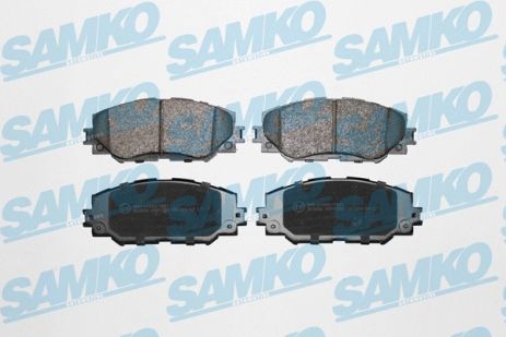 Комплект тормозных колодок SUBARU TREZIA, TOYOTA VERSO, TOYOTA URBAN, SAMKO (5SP1258)