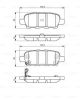 Комплект тормозных колодок SUZUKI KIZASHI, RENAULT KOLEOS, INFINITI M35, BOSCH (0986495089)
