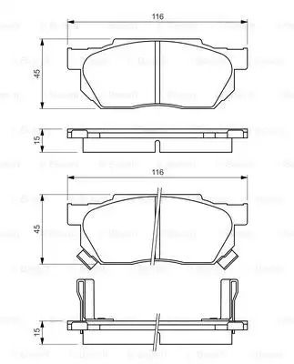 Suzuki Carry, Honda City, Honda Civic, Bosch (0986490440)