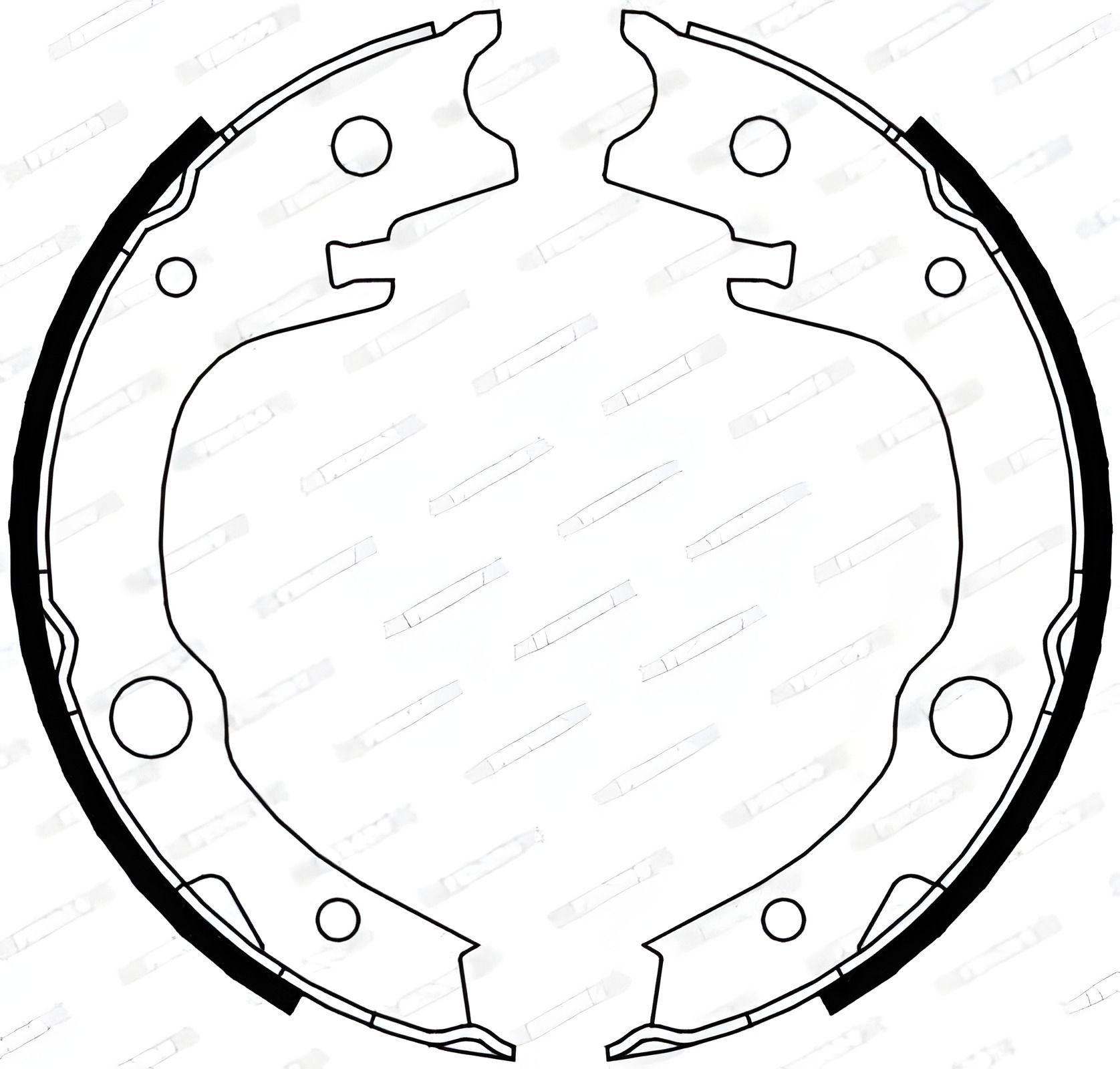 Гальма стоянки комплект колодок TOYOTA PRIUS, TOYOTA MATRIX, TOYOTA AVENSIS, FERODO (FSB4014) Гальма стоянки комплект колодок TOYOTA PRIUS, TOYOTA MATRIX, TOYOTA AVENSIS, FERODO (FSB4014)
