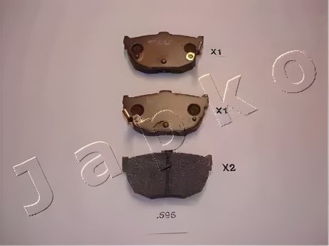 Гальмівні колодки KIA CERATO, HYUNDAI COUPE, NISSAN SILVIA, JAPKO (51595)