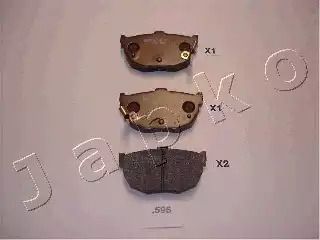 Комплект тормозных колодок KIA CERATO, HYUNDAI COUPE, NISSAN SILVIA, JAPKO (51595)