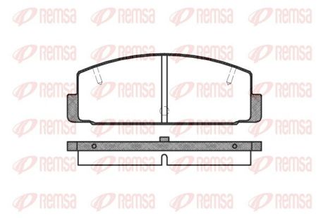 Haima (FAW) гальмівні майданчики, Mazda RX-7, Mazda 626, REMSA (017910)