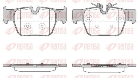 BMW 1, BMW 2, BMW X2, REMSA (186800) гальмівні колодки.