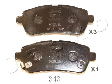 Комплект тормозных колодок для MAZDA 2, SUZUKI SWIFT, DAIHATSU MATERIA, JAPKO (50343) Комплект тормозных колодок для MAZDA 2, SUZUKI SWIFT, DAIHATSU MATERIA, JAPKO (50343)