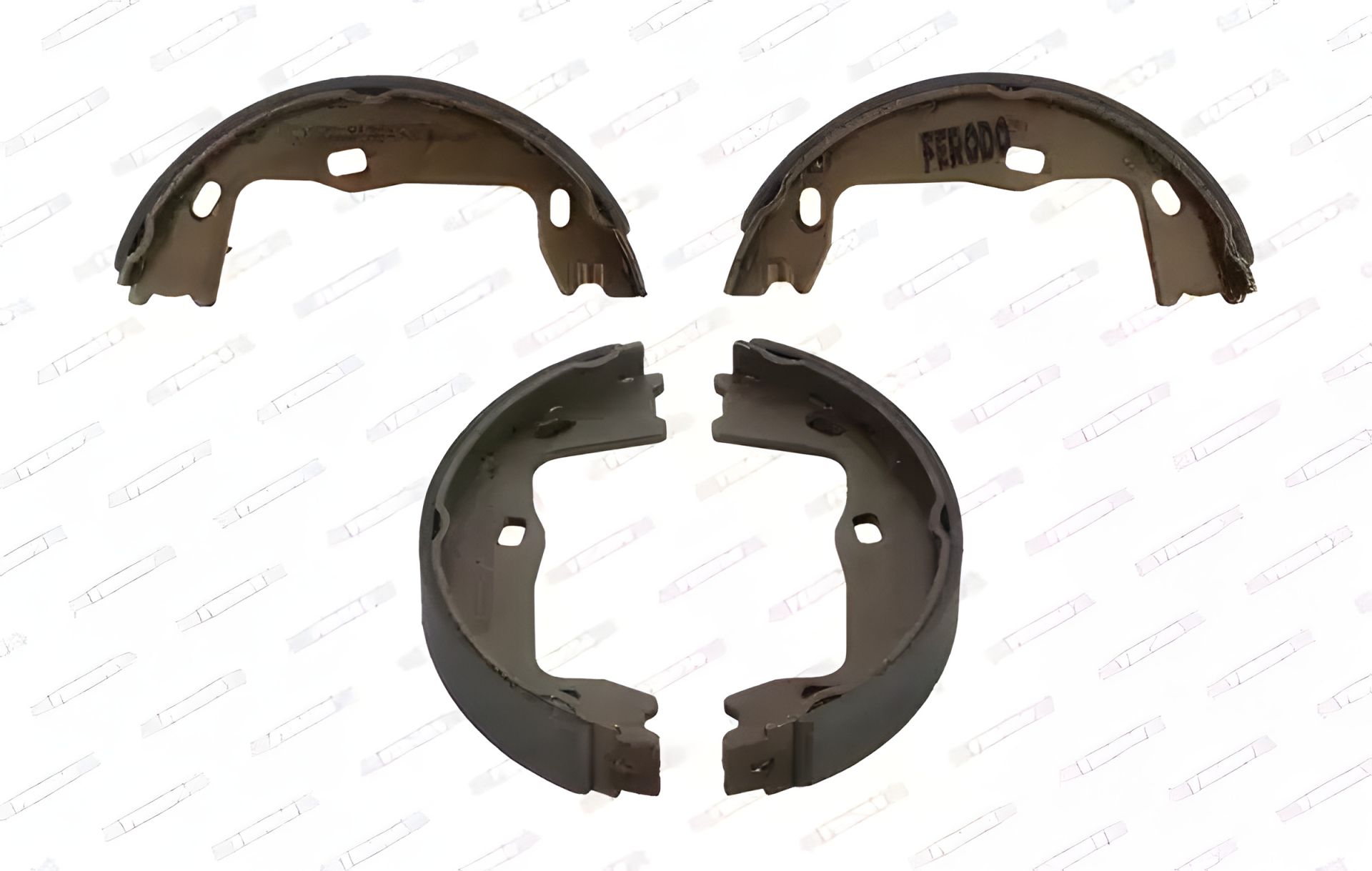 Комплект колодок гальма стоянки для CHEVROLET VECTRA, ALFA ROMEO, SAAB 9-5, FERODO (FSB227) Комплект колодок гальма стоянки для CHEVROLET VECTRA, ALFA ROMEO, SAAB 9-5, FERODO (FSB227)