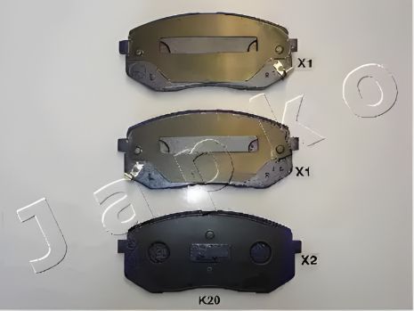 Гальмівних колодок комплект HYUNDAI KONA, KIA SPORTAGE, KIA SOUL, JAPKO (50K20) Гальмівних колодок комплект HYUNDAI KONA, KIA SPORTAGE, KIA SOUL, JAPKO (50K20)