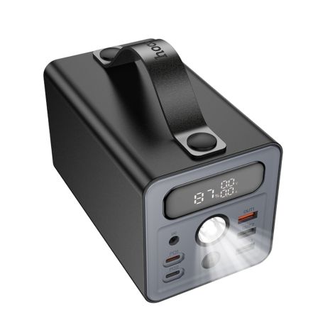 Повербанк Hoco J138 60000mAh 22.5W PD 20W +DC 12V 5.5x2.1 (для роутера) с дисплеем black Повербанк Hoco J138 60000mAh 22.5W PD 20W +DC 12V 5.5x2.1 (для роутера) с дисплеем black