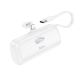 Повербанк Hoco J116 Pro Pocket iP with digital display with cable Type C 5000mAh Цвет Белый