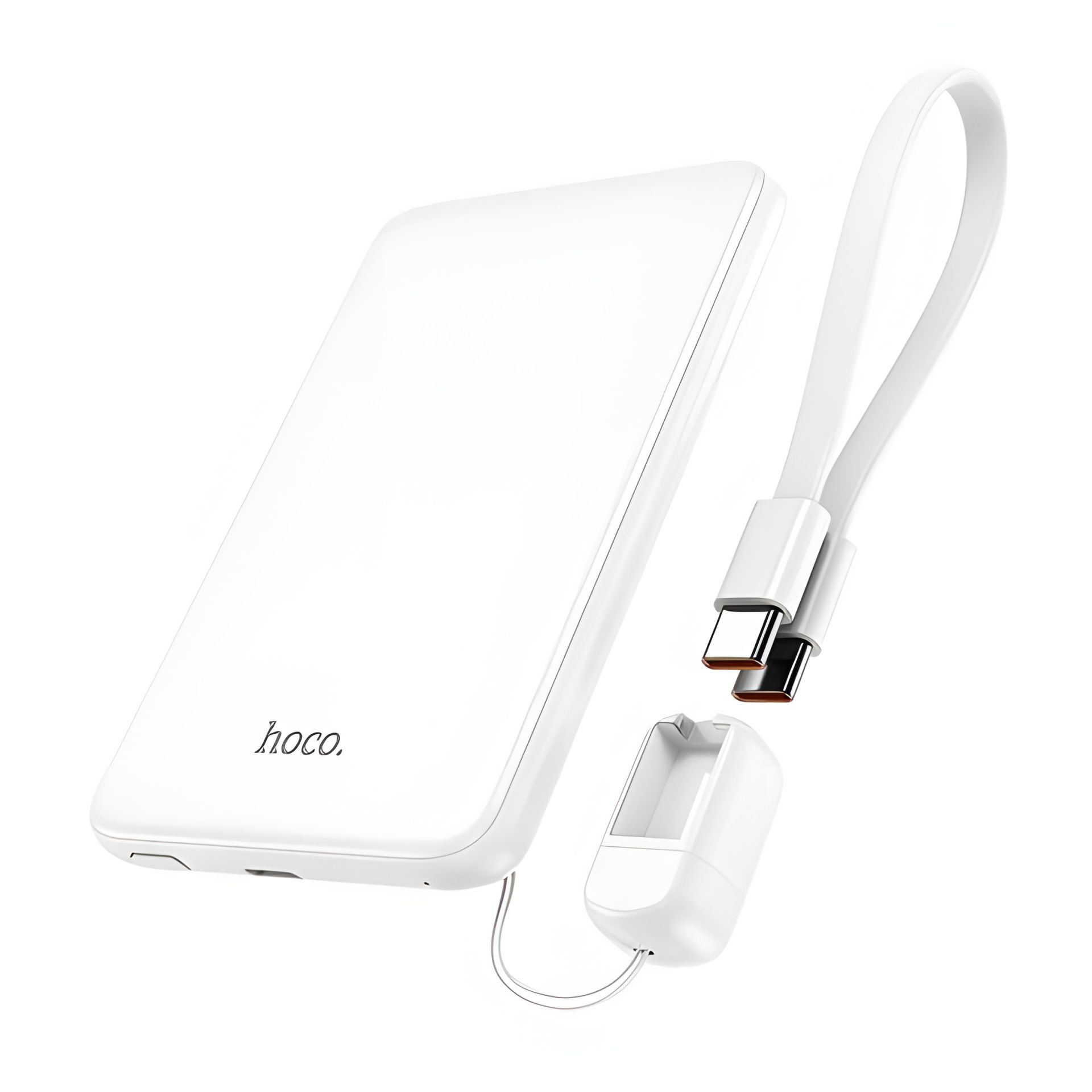 Повербанк Hoco J140 5000mAh QC, FCP, AFC, PD 20W + кабель Type-C white Повербанк Hoco J140 5000mAh QC, FCP, AFC, PD 20W + кабель Type-C white
