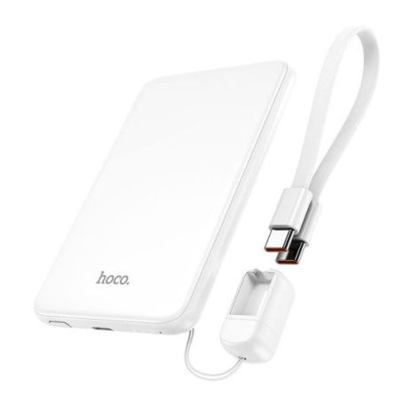 Повербанк Hoco J140 5000mAh PD 20W + кабель Type-C white