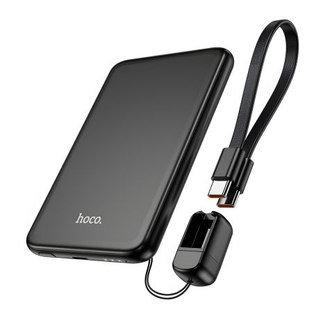 Повербанк Hoco J140 5000mAh QC, FCP, AFC, PD 20W + кабель Type-C black Повербанк Hoco J140 5000mAh QC, FCP, AFC, PD 20W + кабель Type-C black