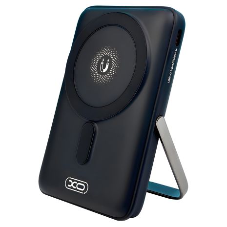 Повербанк XO PR233 черный 10000mAh PD30W с U-образным держателем и магнитной беспроводной зарядкой 15W Type-C Повербанк XO PR233 черный 10000mAh PD30W с U-образным держателем и магнитной беспроводной зарядкой 15W Type-C