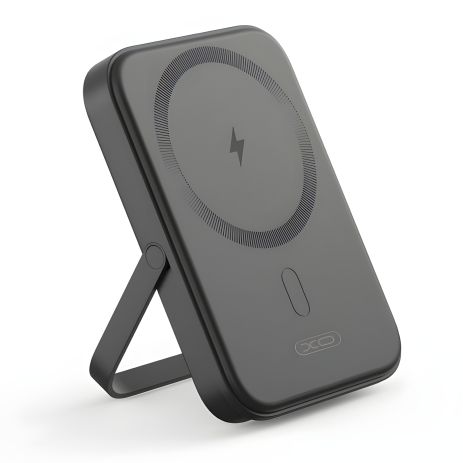 Повербанк XO PR242 PD20W Magnetic wireless 15W Type-C with U-shaped holder 5000mAh Чорний Повербанк XO PR242 PD20W Magnetic wireless 15W Type-C with U-shaped holder 5000mAh Чорний