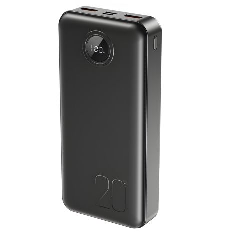 Повербанк XO PR239 черный 20000mAh PD20W/QC 22.5W с цифровым дисплеем Повербанк XO PR239 черный 20000mAh PD20W/QC 22.5W с цифровым дисплеем