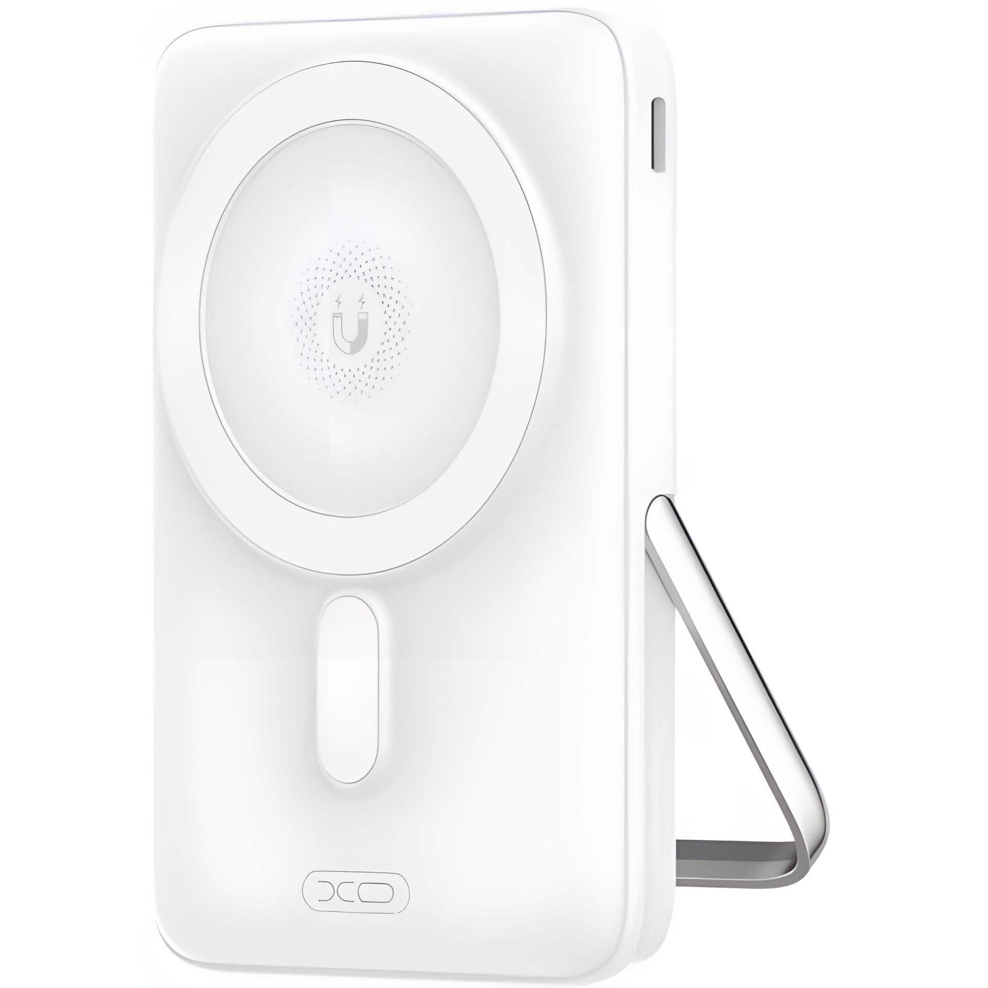 Повербанк XO PR233 белый 10000mAh PD30W с U-образным держателем и магнитной беспроводной зарядкой 15W Type-C Повербанк XO PR233 белый 10000mAh PD30W с U-образным держателем и магнитной беспроводной зарядкой 15W Type-C