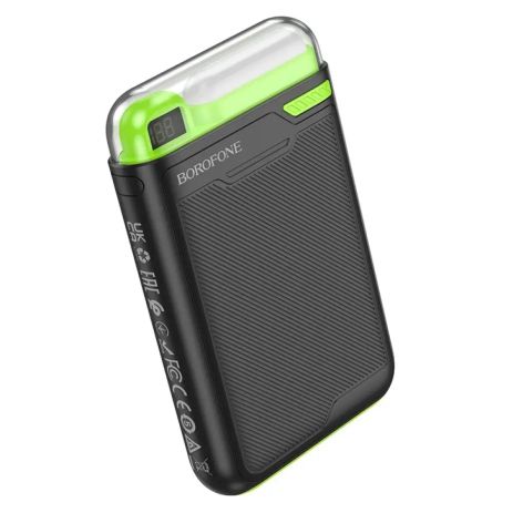 Повербанк Borofone BJ69 черный 10000mAh Skillful PD20W магнитный с ночным светом Повербанк Borofone BJ69 черный 10000mAh Skillful PD20W магнитный с ночным светом