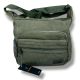Месенджер з текстилю для щоденних подорожей, колір хакі Месенджер з текстилю для щоденних подорожей, колір хакі