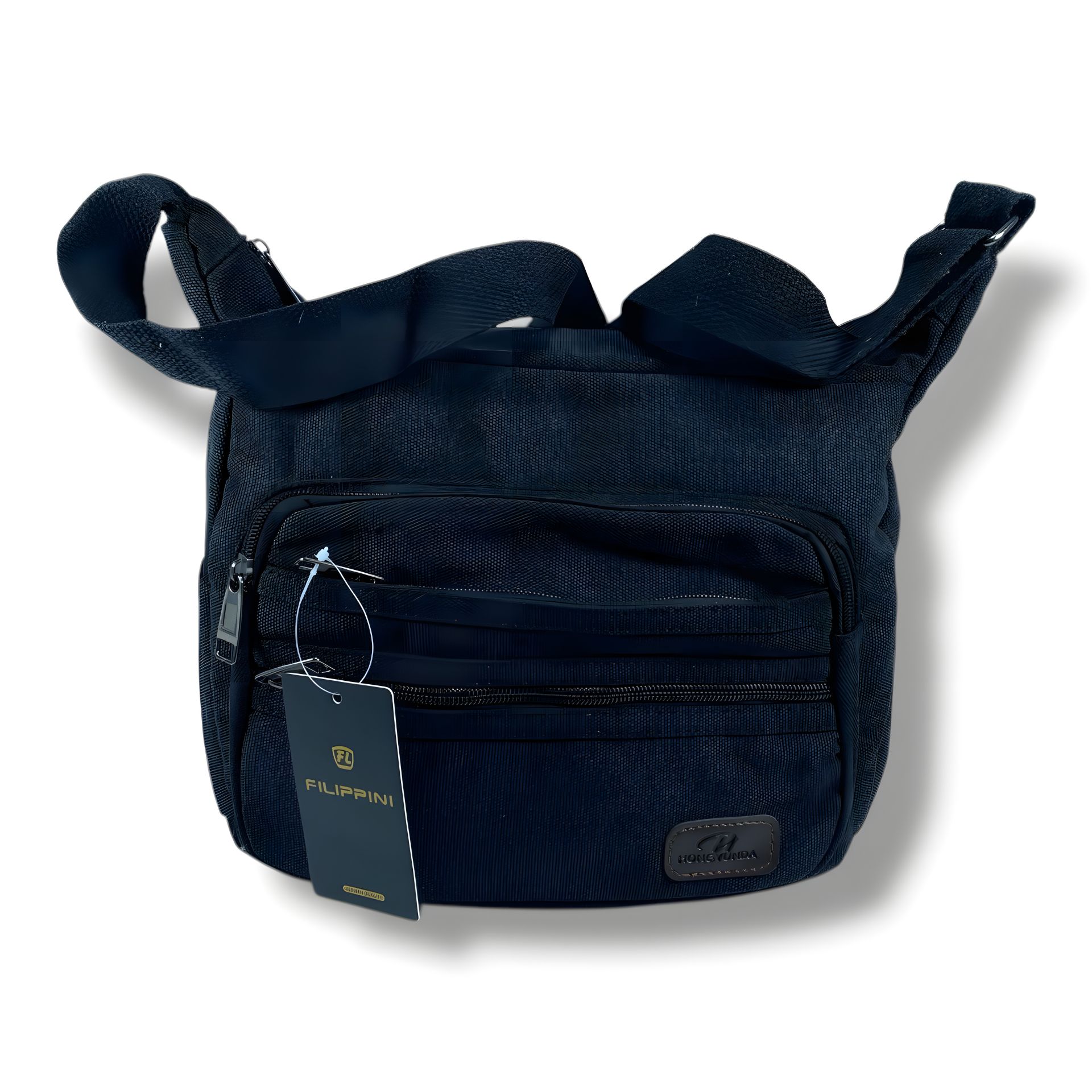 Текстильный мессенджер для ежедневных путешествий, цвет черный Текстильный мессенджер для ежедневных путешествий, цвет черный