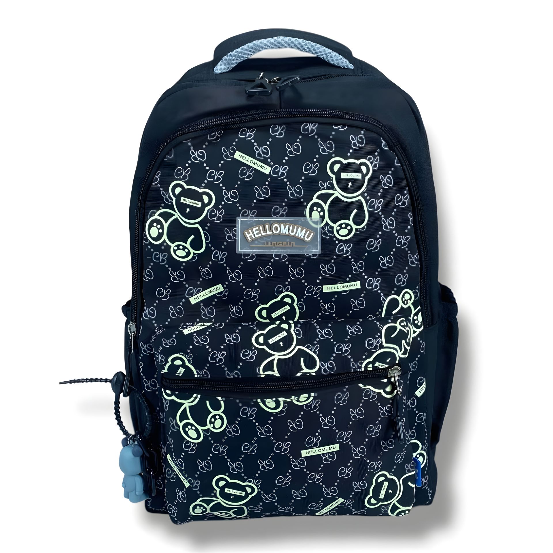 Шкільний водовідштовхувальний рюкзак для старшокласниць чорного кольору Шкільний водовідштовхувальний рюкзак для старшокласниць чорного кольору