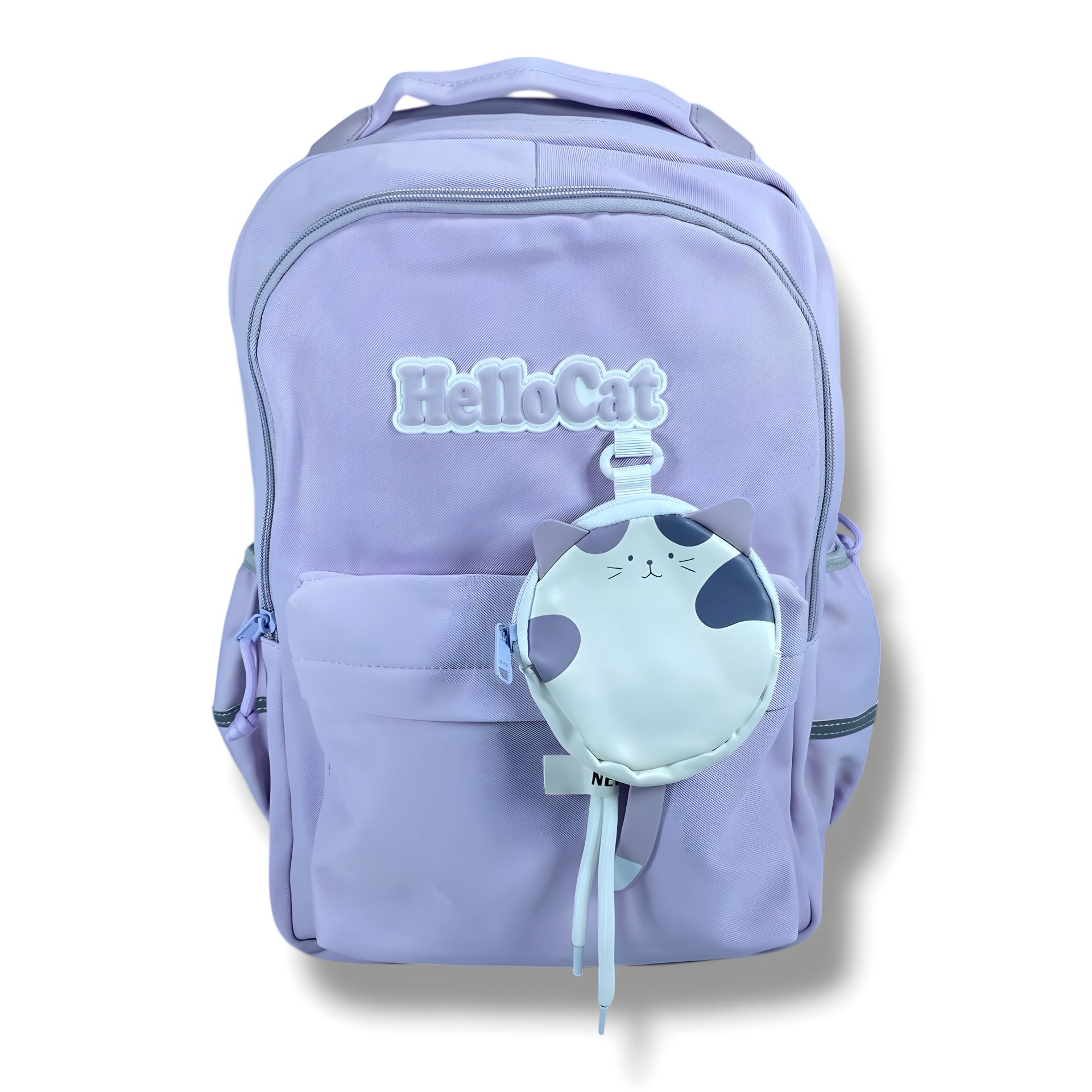 Рюкзак текстильний дівчат для з відділенням для ноутбука та прихованою кишенею, фіолетовий Рюкзак текстильний дівчат для з відділенням для ноутбука та прихованою кишенею, фіолетовий