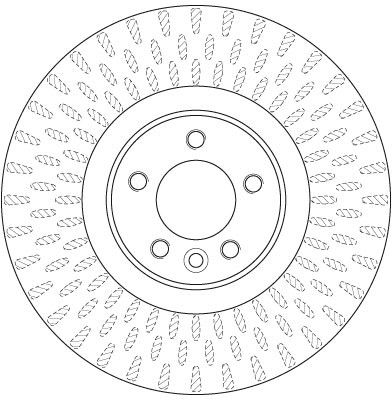 Диск гальмівний LAND ROVER, TRW (DF6508S)