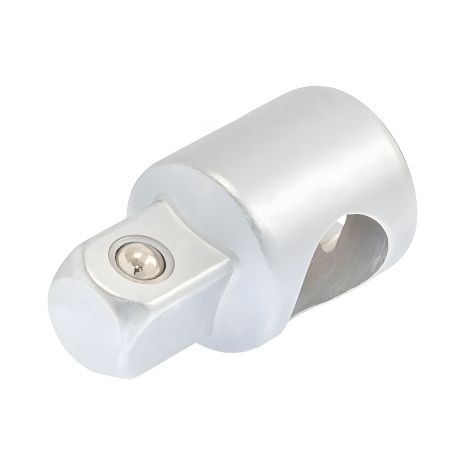 Переходник ⅜"F - ½"M с отверстием для воротка CrV MASTERTOOL 78-0086 Переходник ⅜"F - ½"M с отверстием для воротка CrV MASTERTOOL 78-0086