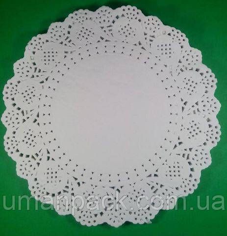 Салфетка ажурная Ф26,7 (100шт) (1 пачка)