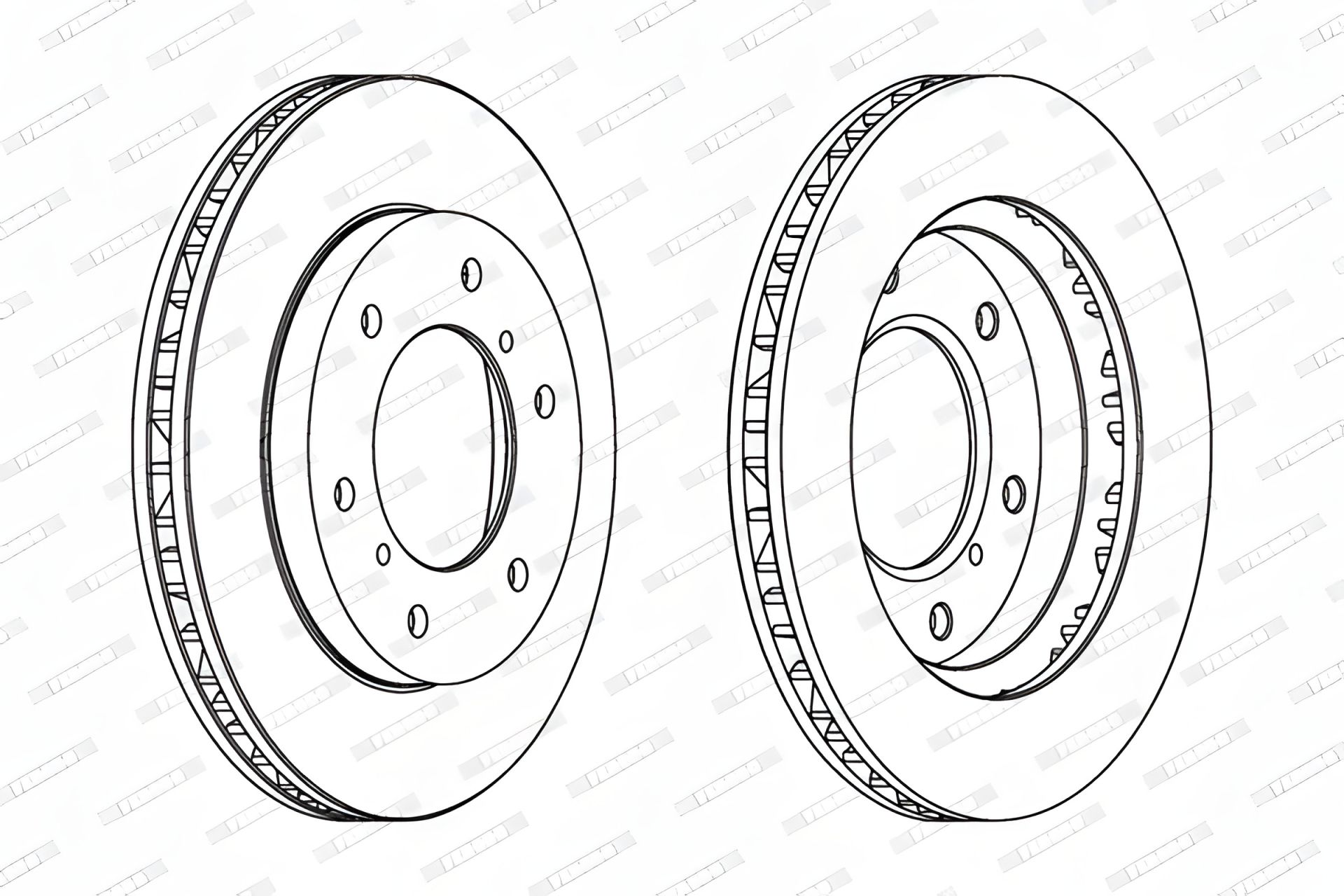 Гальмівний диск для MITSUBISHI PAJERO від FERODO (DDF1384) Гальмівний диск для MITSUBISHI PAJERO від FERODO (DDF1384)