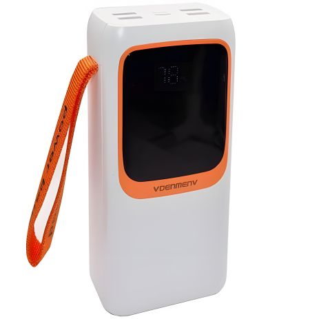 DENMEN Повербанк DP31 30000mAh 4.5A 22,5W + WHITE ЛАМПА