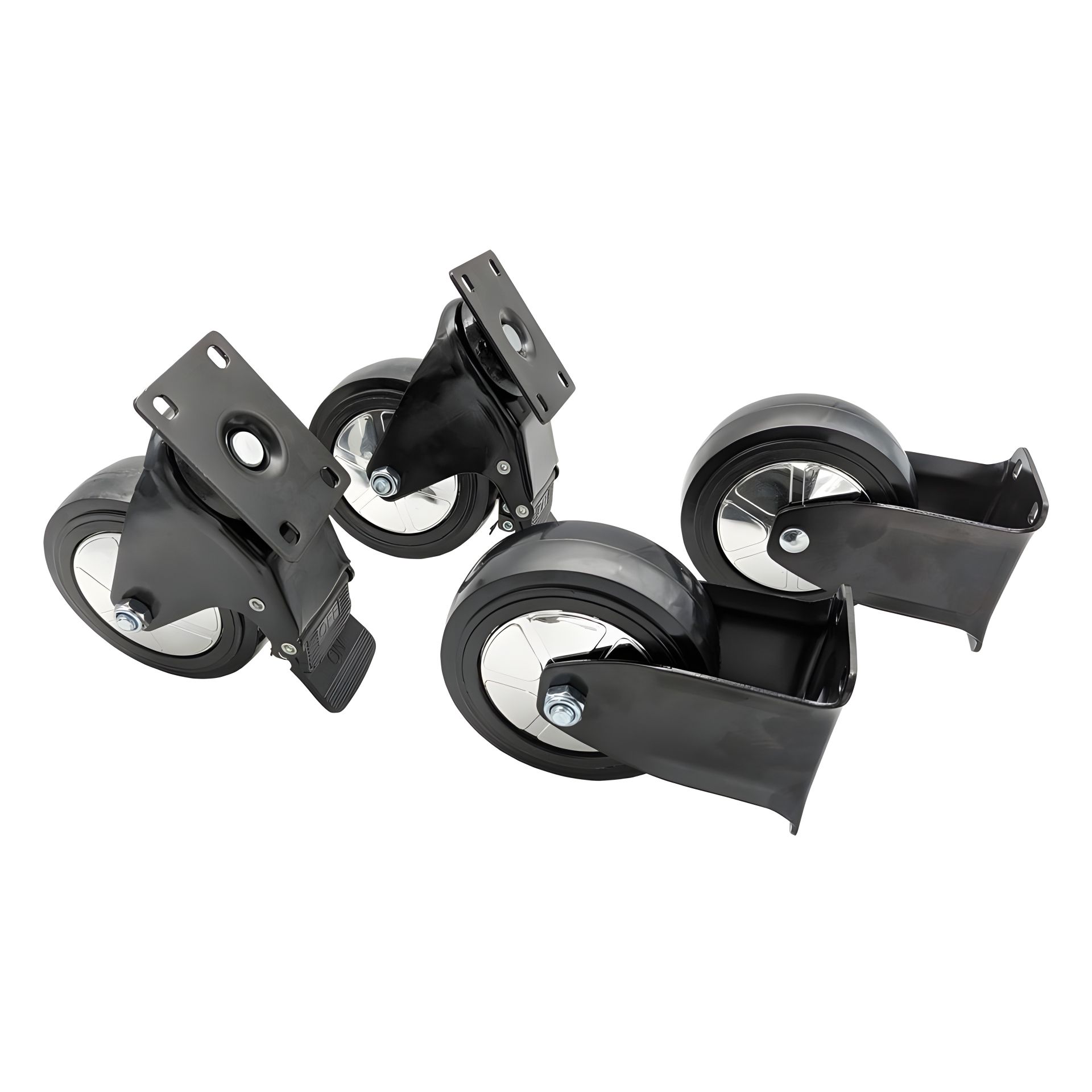 Комплект Поворотных Колес с Тормозом для Верстаков TORIN WS-TRGL209 Комплект Поворотных Колес с Тормозом для Верстаков TORIN WS-TRGL209