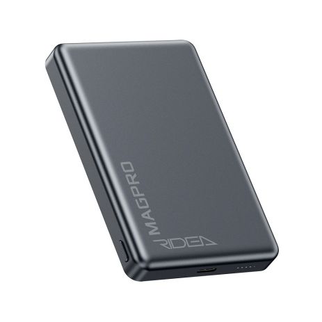 Повербанк Ridea RP-M10 MAGPRO QC/PD 20W, QI 15W with Magnetic 10000mAh Сірий