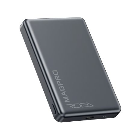Ridea Повербанк RP-M10 MAGPRO QC/PD 20W, QI 15W with Magnetic 10000mAh Серый