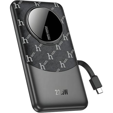 Повербанк Hoco Q29 Nobility 22.5W+PD20W з cable(Type-C) 10000mAh Чорний