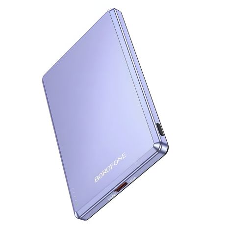 Повербанк Borofone Leader BJ50 PD20W magnetic 5000mAh (Фіолетовий) Повербанк Borofone Leader BJ50 PD20W magnetic 5000mAh (Фіолетовий)